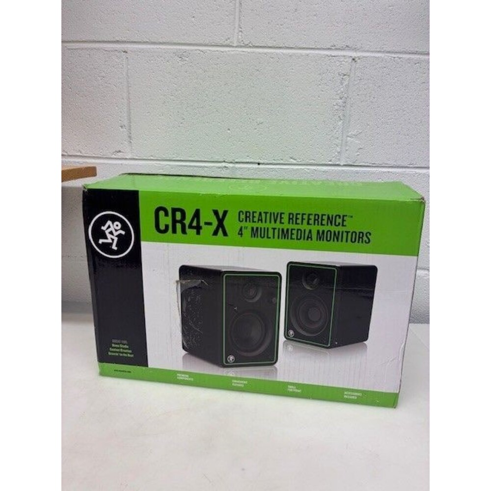 Mackie CR4.5 4.5" Powered Studio Monitors w/ Tone Control (Pair) *NEW*